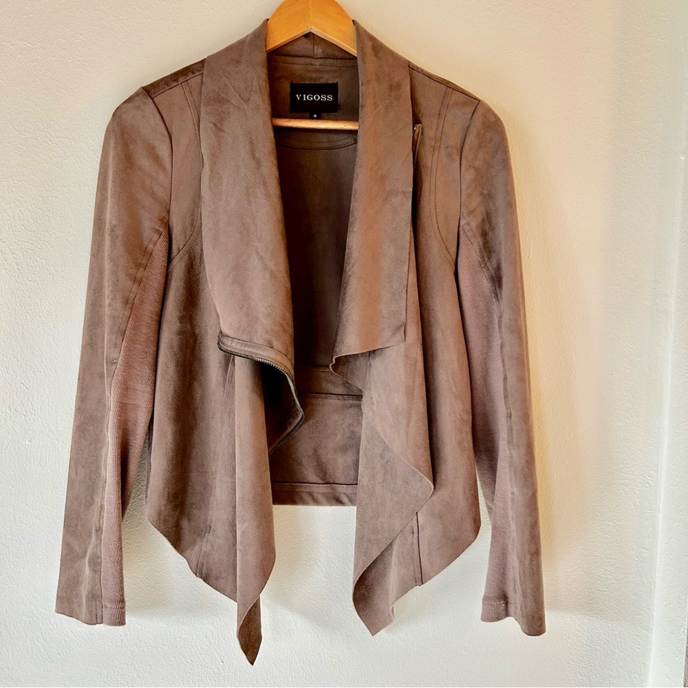 Vigoss Moto Women's Brown Jacket